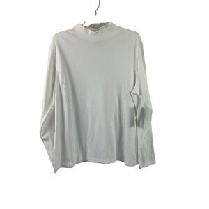 Westbound Women's White Mock Neck Top